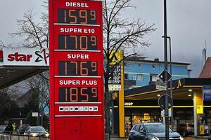 Kraftstoffpreise stagnieren Mitte Februar