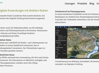 Digitaler Zwilling als Basis interkommunaler Zusammenarbeit