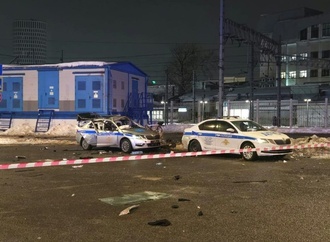 Behörden: Ein Polizist getötet und zwei verletzt bei Explosion nahe Moskauer Bahnhof
