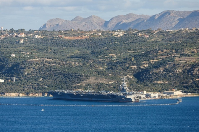 Atom-Konflikt mit dem Iran: US-Flugzeugträger erreicht Marinestützpunkt auf Kreta