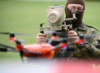 Bundeswehr darf künftig auf Polizei-Anforderung Drohnen abschießen
