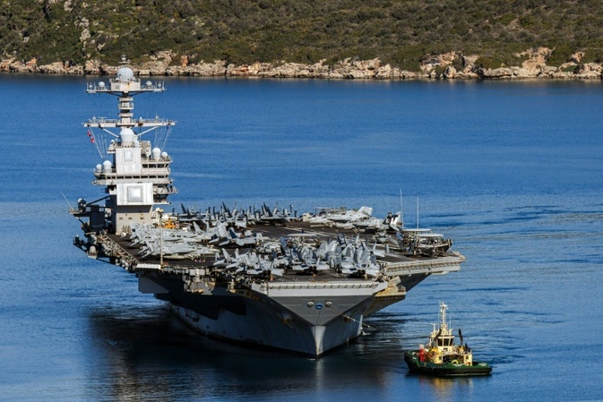 Zwei Verletzte bei Brand auf US-Flugzeugträger: Laut Marine kein Bezug zum Iran-Krieg