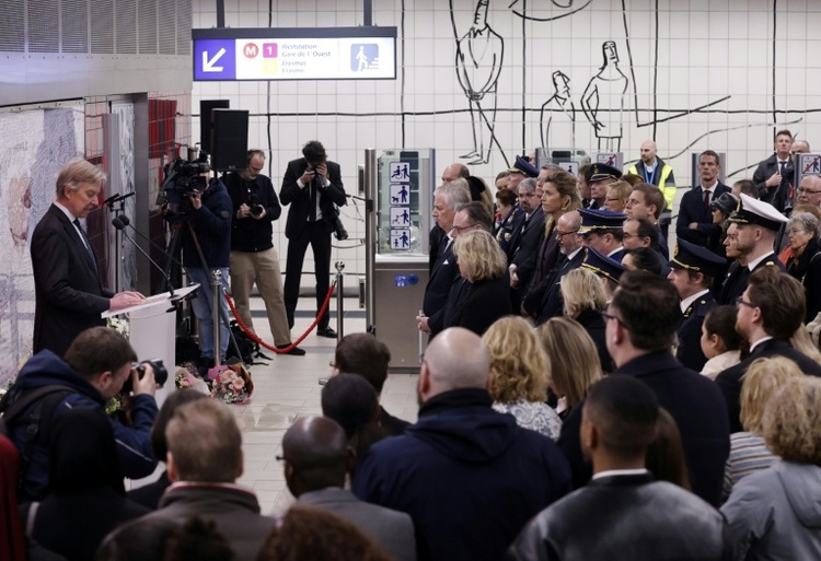 Belgien gedenkt der 32 Todesopfer der Anschläge in Brüssel vor zehn Jahren