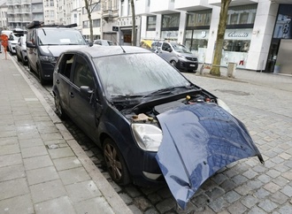 ''Terror''-Ermittlungen nach Autobrand in jüdischem Viertel von Antwerpen
