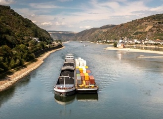 Gütertransport in der Binnenschifffahrt 2025 gesunken