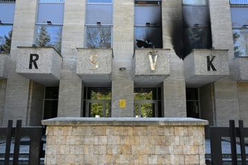 Russisches Kulturzentrum in Prag mit Molotow-Cocktails attackiert