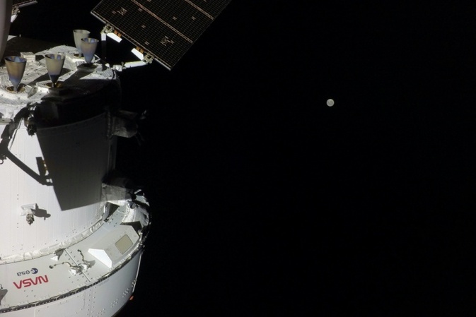 ''Wunderschöner Anblick'': Artemis-Crew hat Hälfte der Strecke zum Mond zurückgelegt