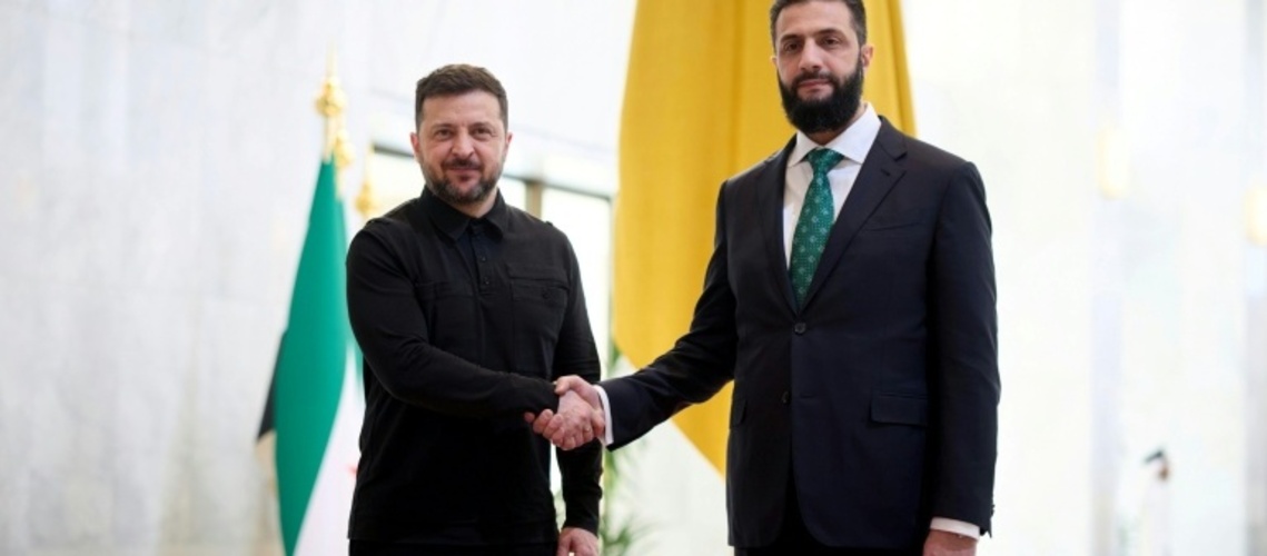 Selenskyj trifft syrischen Übergangspräsidenten al-Scharaa in Damaskus