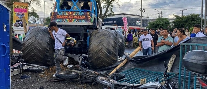 Monster-Truck rast in Menge: Drei Tote bei Show in Kolumbien