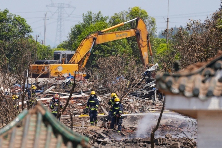 26 Tote bei Explosion in Feuerwerksfabrik in China