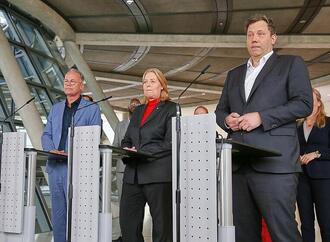 Verdi-Chef warnt SPD vor ''Kurs der Selbstzerstörung''