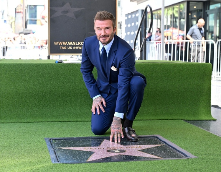 David Beckham bekommt Stern auf Hollywoods 