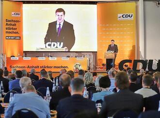 CDU Sachsen-Anhalt läutet auf Parteitag heiße Wahlkampfphase ein
