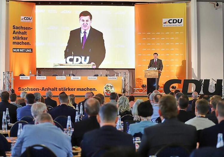 CDU Sachsen-Anhalt läutet auf Parteitag heiße Wahlkampfphase ein