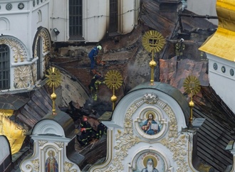 Nach russischen Angriffen: Höhlenkloster-Restaurierung in Kiew könnte zwei Jahre dauern