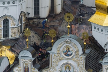 Nach russischen Angriffen: Höhlenkloster-Restaurierung in Kiew könnte zwei Jahre dauern