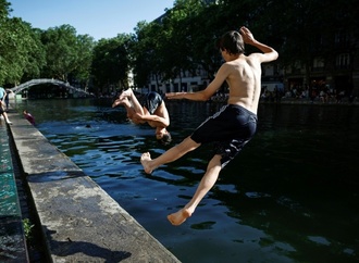Hitzewelle: Paris erlaubt das Baden im Canal Saint-Martin