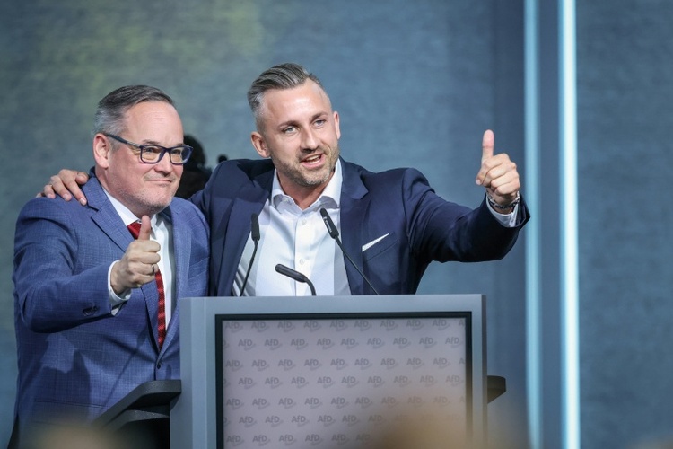 Foto mit erhobenem Arm: Rücktrittsforderungen an Sachsen-Anhalts AfD-Chef Reichardt