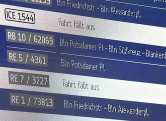 Bahn-Pünktlichkeit im Juni auf historischem Tief
