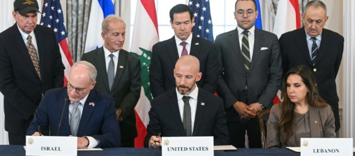 Israel, der Libanon und die USA unterzeichnen Rahmenabkommen