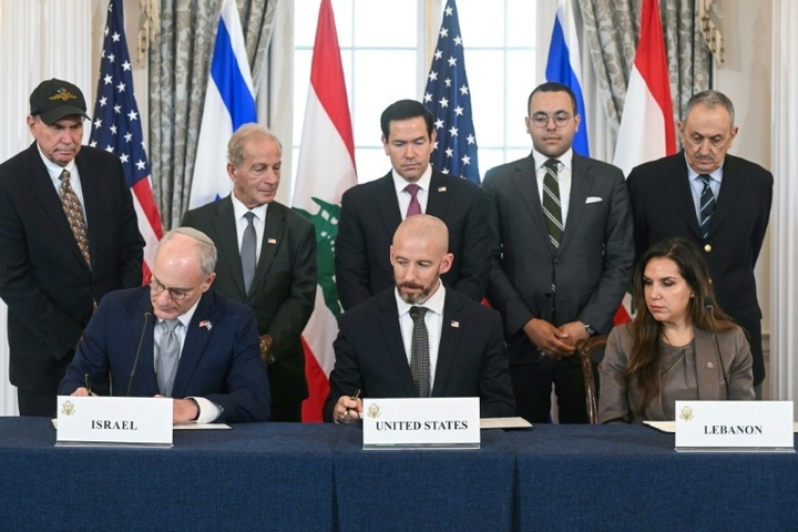 Israel, der Libanon und die USA unterzeichnen Rahmenabkommen