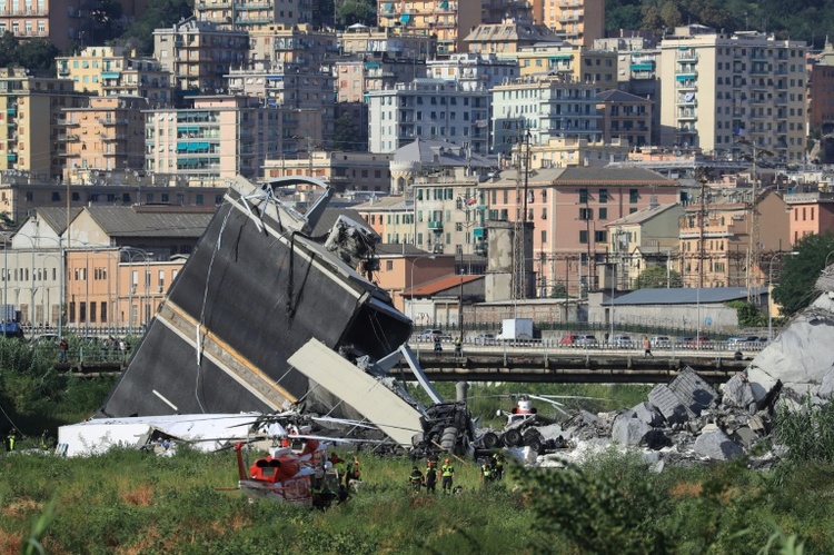 Urteil zu tödlichem Einsturz der Morandi-Brücke in Genua im Sommer 2018