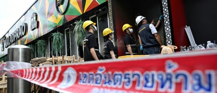 Polizei: Mehrheit der Opfer bei Brand in Bangkoker Lokal an Rauchvergiftung gestorben