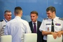 Frankreichs Präsident Macron besucht Waldbrandgebiet