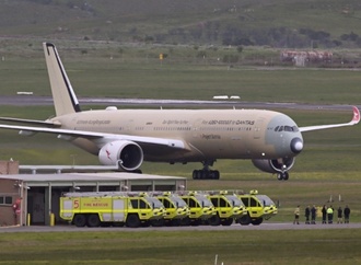 24 Stunden in der Luft: Airbus A350 landet nach Rekordflug in Frankreich