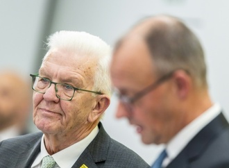 ''Steile Lernkurve'': Kretschmann lobt Amtsführung von Merz