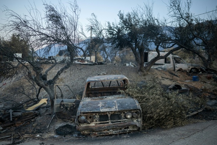 Erneut Waldbrand nahe Athen ausgebrochen - Dutzende Feuerwehrleute im Einsatz