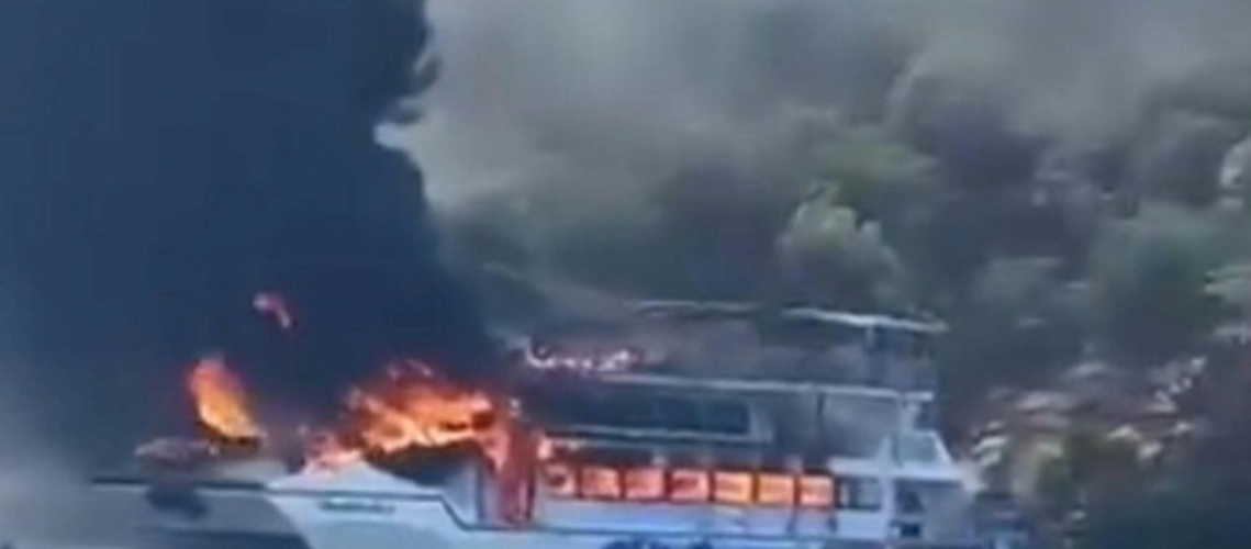 Elf Verletzte durch Rauchvergiftung bei Brand auf Ausflugsboot in der Türkei