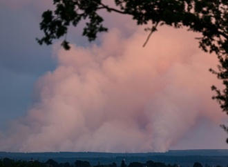 Waldbrand im Hohen Venn: Fast 850 Hektar in Belgien nahe deutscher Grenze zerstört