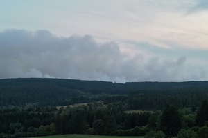 Brand in Belgien: Eifel-Ort Monschau hofft auf Entspannung der Lage durch Regen