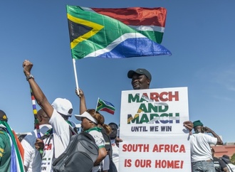 Fremdenfeindlicher Protest im südafrikanischen Durban während Regionalgipfels