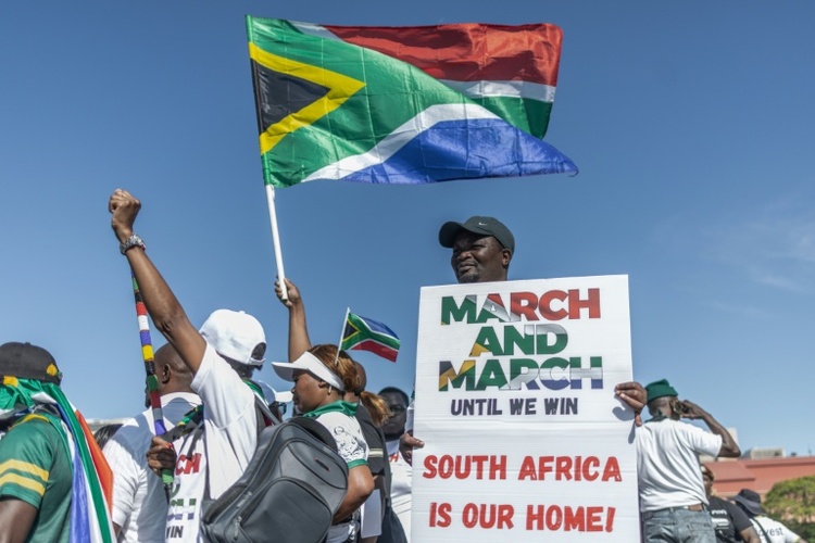 Fremdenfeindlicher Protest im südafrikanischen Durban während Regionalgipfels