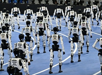 Humanoide Roboter brechen bei Weltmeisterschaften in China menschliche Rekorde