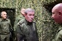 Russischer Generalstabschef Gerassimow besucht Soldaten an der Front in der Ukraine