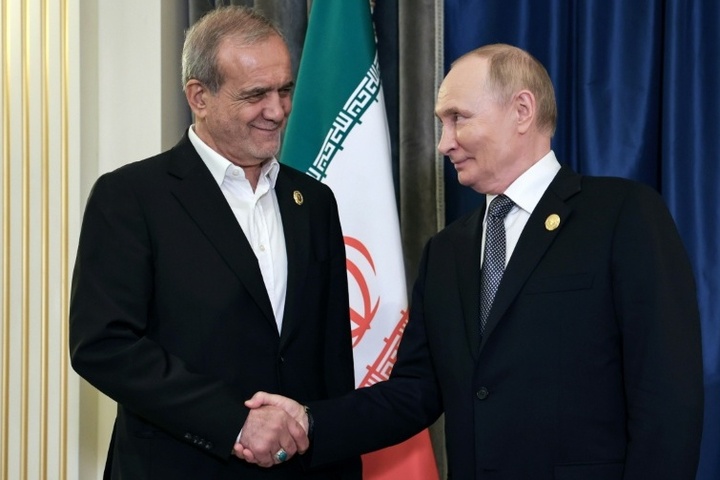Präsidenten Russlands, Chinas und des Iran bei Gipfel in Kirgistan