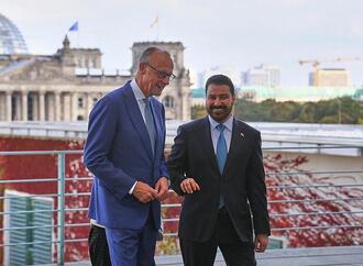 Merz und al-Zaidi wollen engere wirtschaftliche Zusammenarbeit