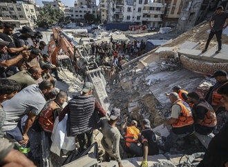 Zivilschutz: 20 Tote und dutzende Vermisste bei Einsturz von Gebäude im Gazastreifen