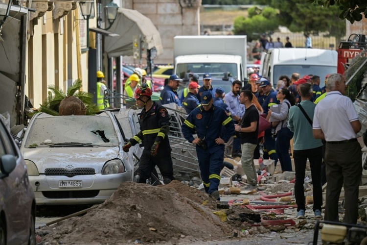 Fünf Vermisste nach Gebäudeexplosion nahe Akropolis in Athen