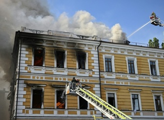 Eine Tote bei russischem Angriff auf Akademie der Wissenschaften in Kiew