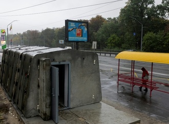 Ukraine: Behörden in Kiew richten mobile Luftschutzbunker ein