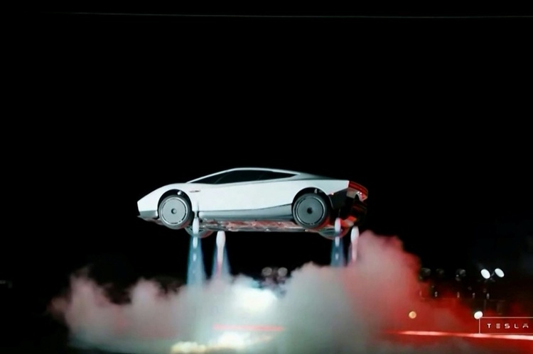 Tesla-Chef Musk stellt fliegenden Roadster vor