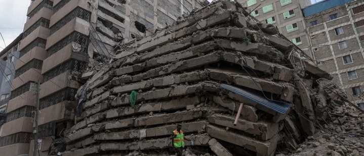 Sieben Vermisste nach Einsturz von Hochhaus in Nairobi