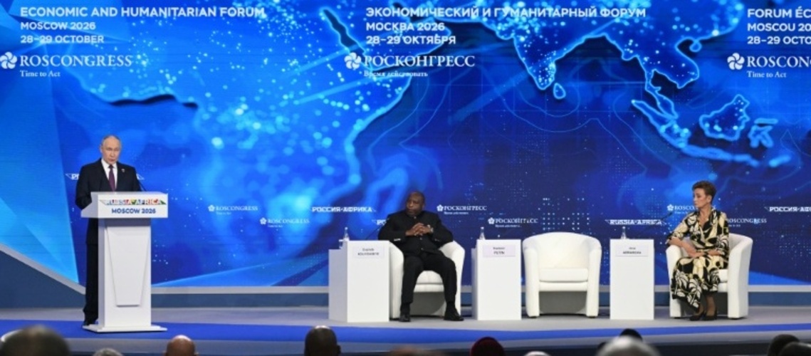 Putin umwirbt afrikanische Staaten bei Gipfel in Moskau